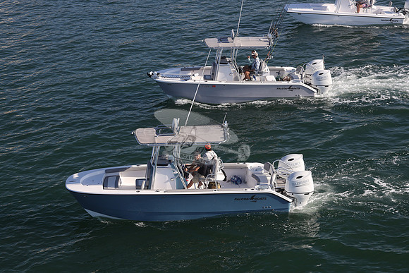 falcon boats.tan hull bimni.2 suzuki 150.0130