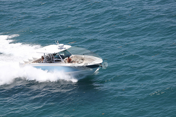 BOSTON WHALER.BLUE HULL.320
