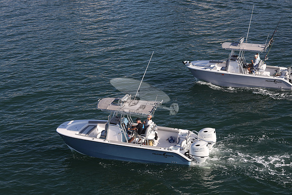 falcon boats.tan hull bimni.2 suzuki 150.0127