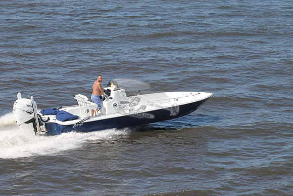 blue yellowfin flats boat.400r.3
