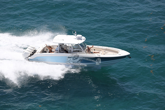 BOSTON WHALER.BLUE HULL.312