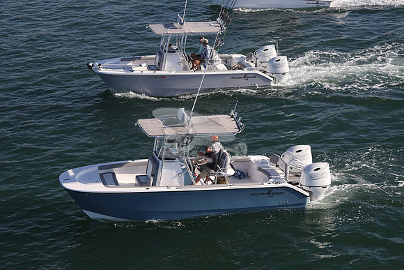 falcon boats.tan hull bimni.2 suzuki 150.0131