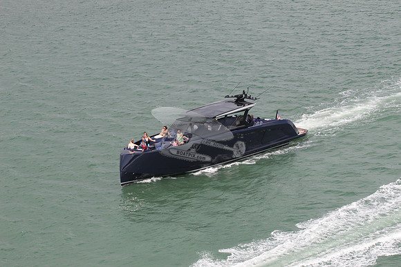 big blue or black boat.11