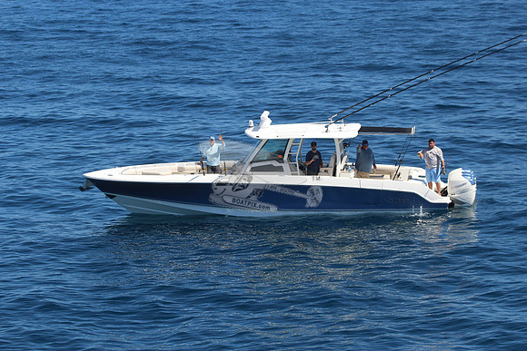boston whaler.blue hull.3 merc 400.6212