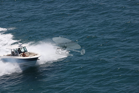 BOSTON WHALER.BLUE HULL.323